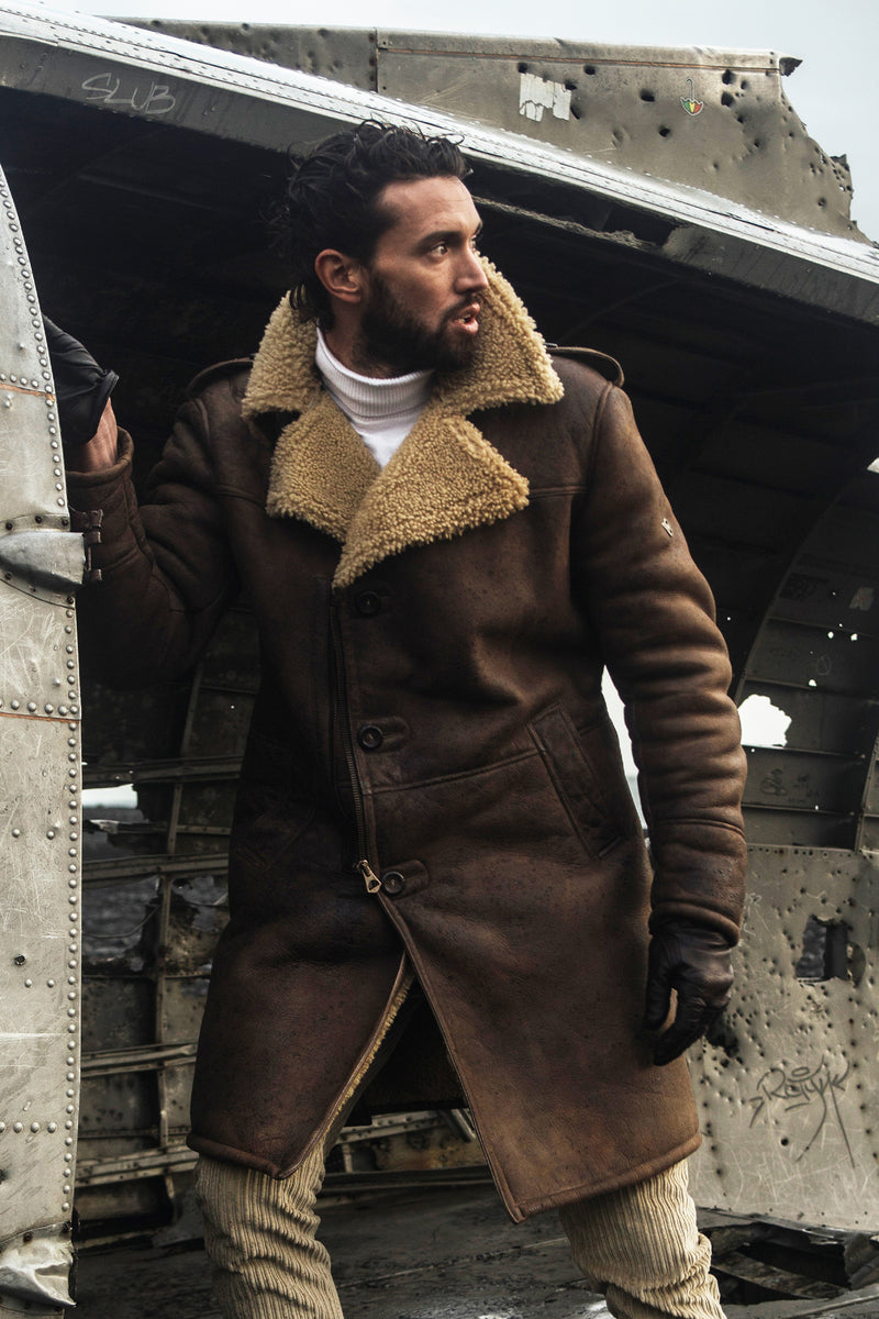 FOKKER TRENCHAntique Brown Matchless London