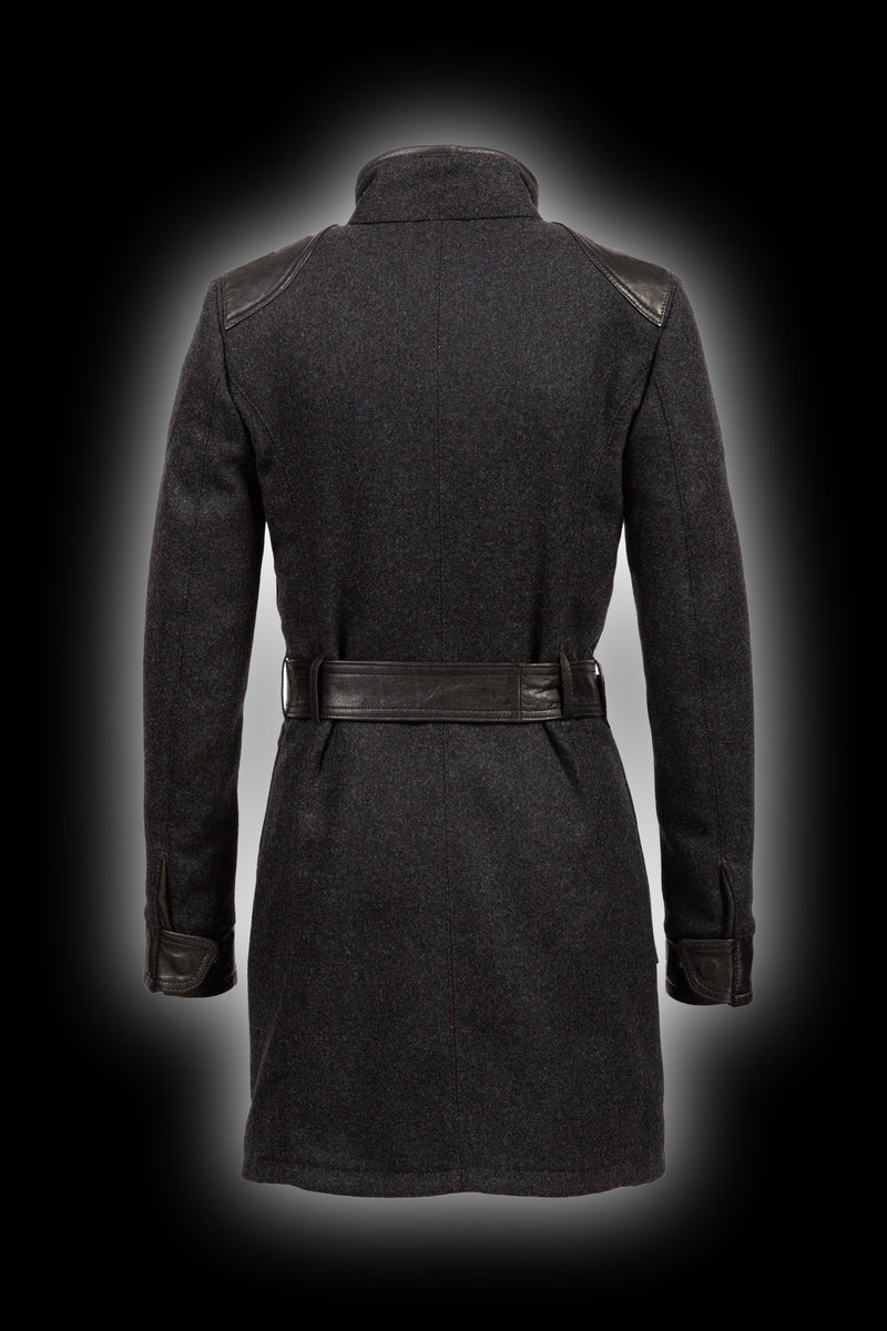 BROOKLANDS COATLead Grey Matchless London