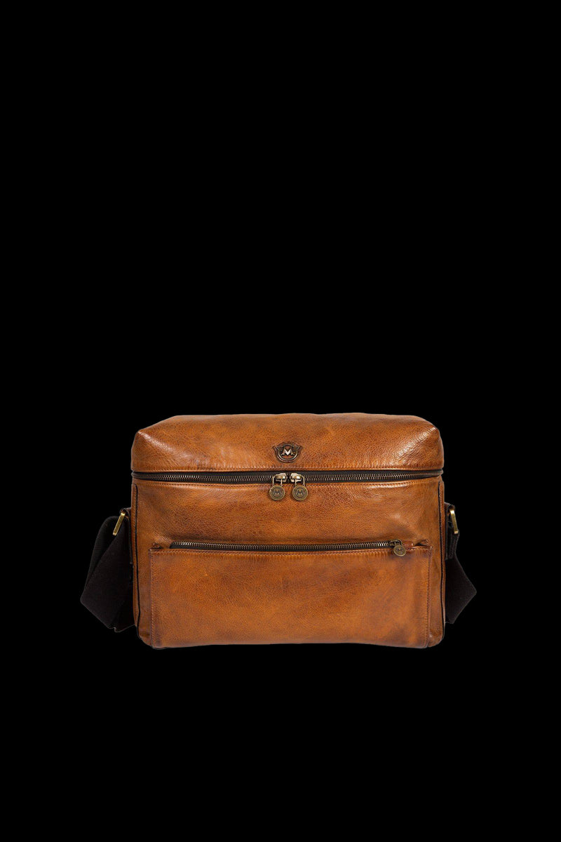 MILITARY POSTMAN BAGAntique Cuero– Matchless London