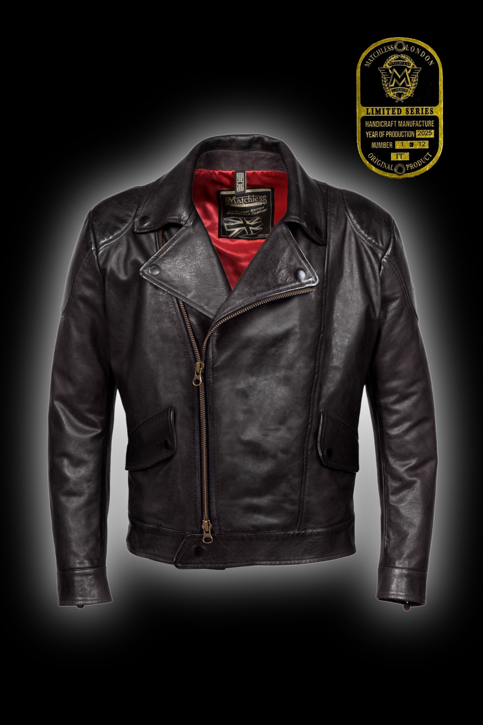 WILD ONE BLOUSONAntique Black Matchless London