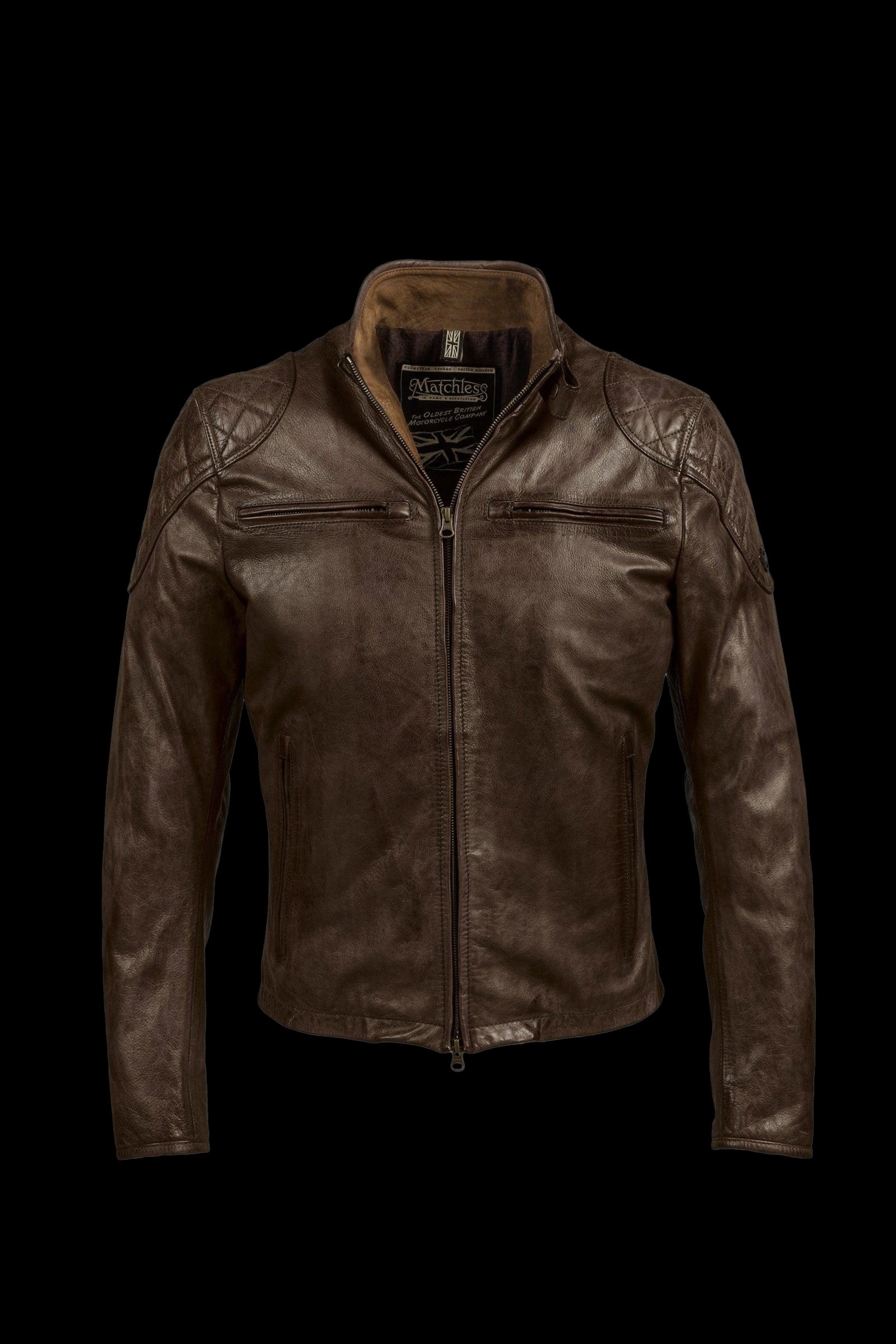 OSBORNE QUILTED BLOUSON, Antique Brown - Main Image