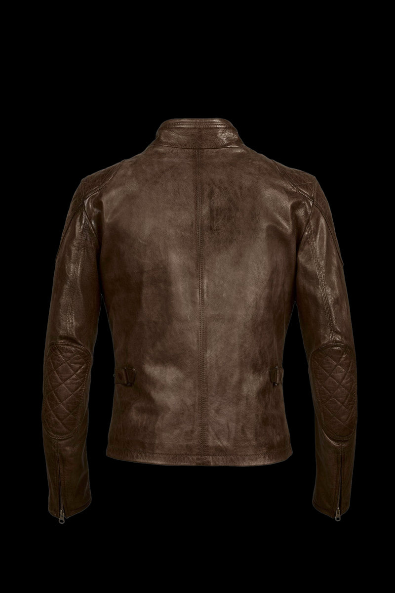 OSBORNE QUILTED BLOUSON Antique Brown– Matchless London