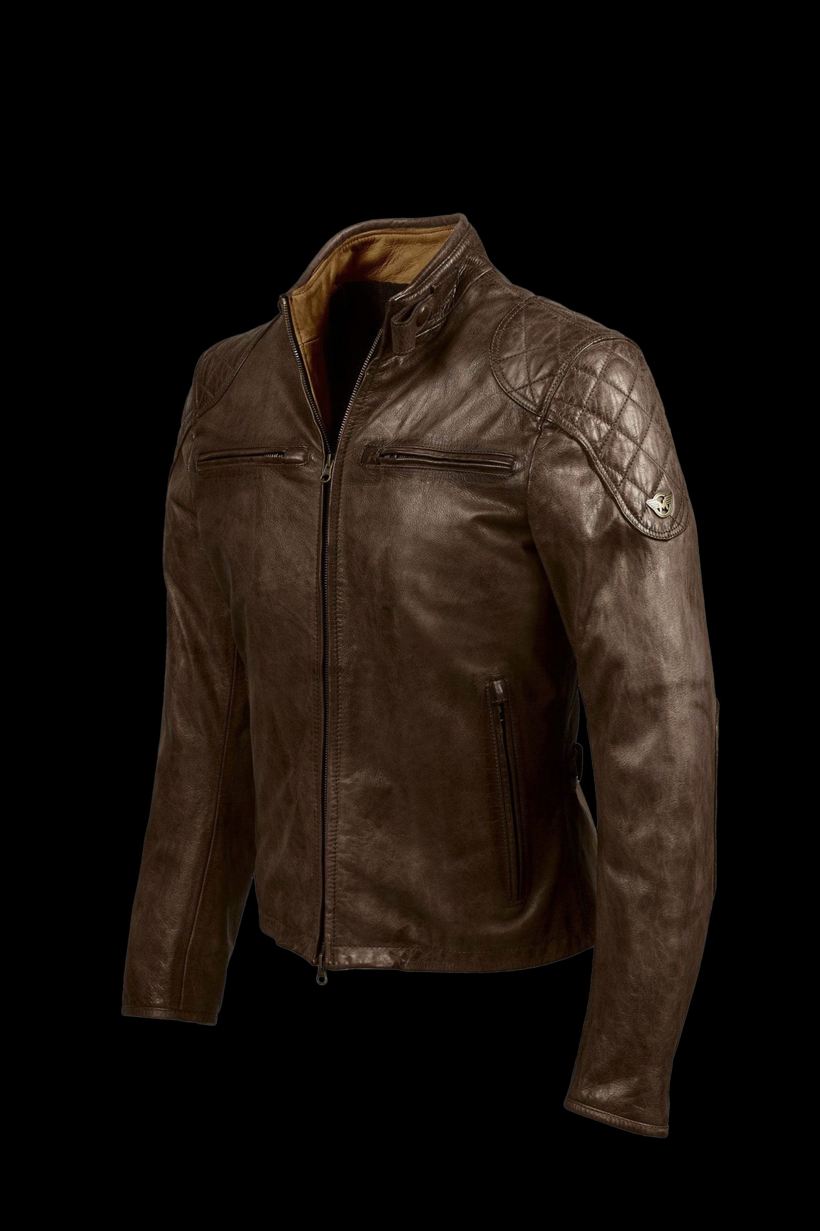 OSBORNE QUILTED BLOUSON Antique Brown– Matchless London