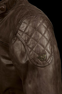 OSORNE QUILTED BLOUSON ANTIQUE BROWN