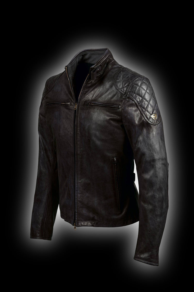 OSBORNE QUILTED BLOUSONAntique Black | Matchless London
