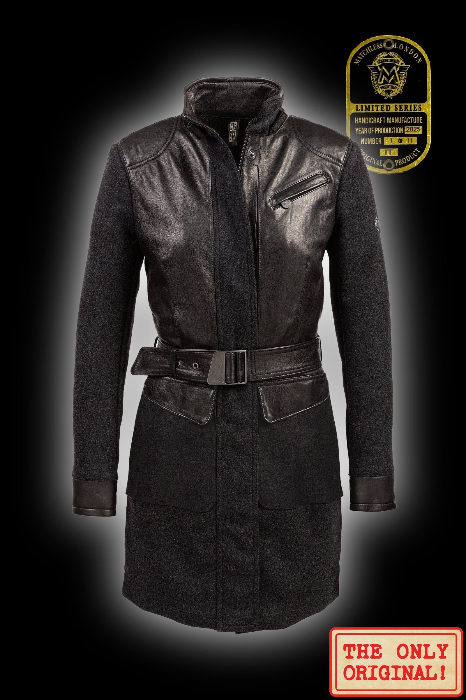 BROOKLANDS COAT, Lead Grey - Main Image